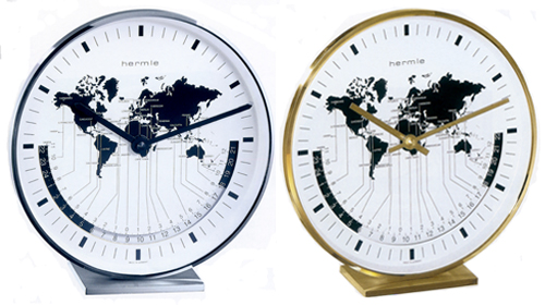ワールドタイム置き時計